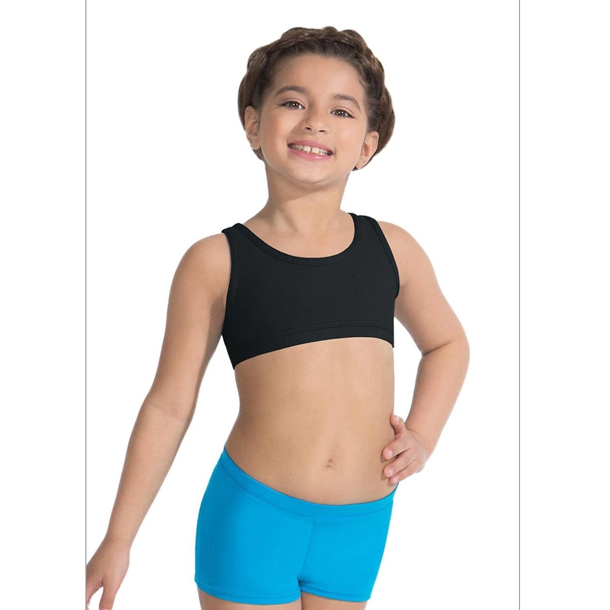 Capezio Child Racerback Bra Top Child S Black - DanceSupplies.com