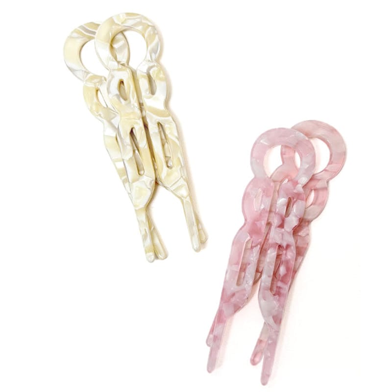 Covet Bun and Done French Clips Light - DanceSupplies.com