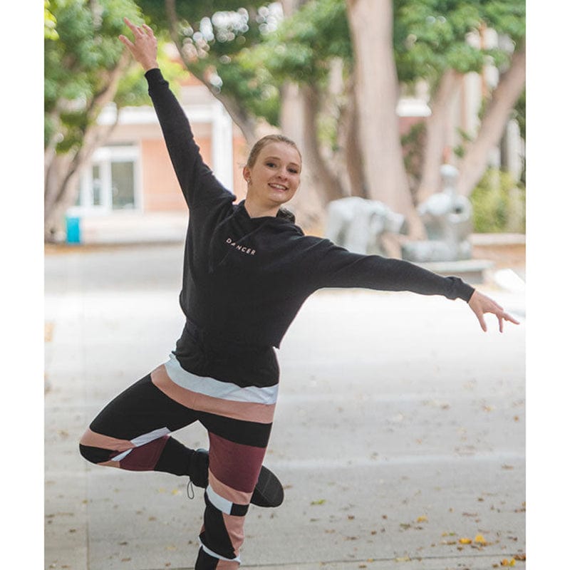 Covet Dancer Embroidered Crop Hoodie - DanceSupplies.com