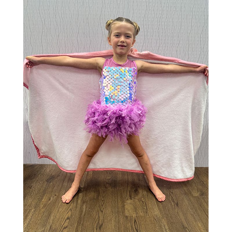 Covet Pointe Shoes and Tutus Hooded Blanket - DanceSupplies.com