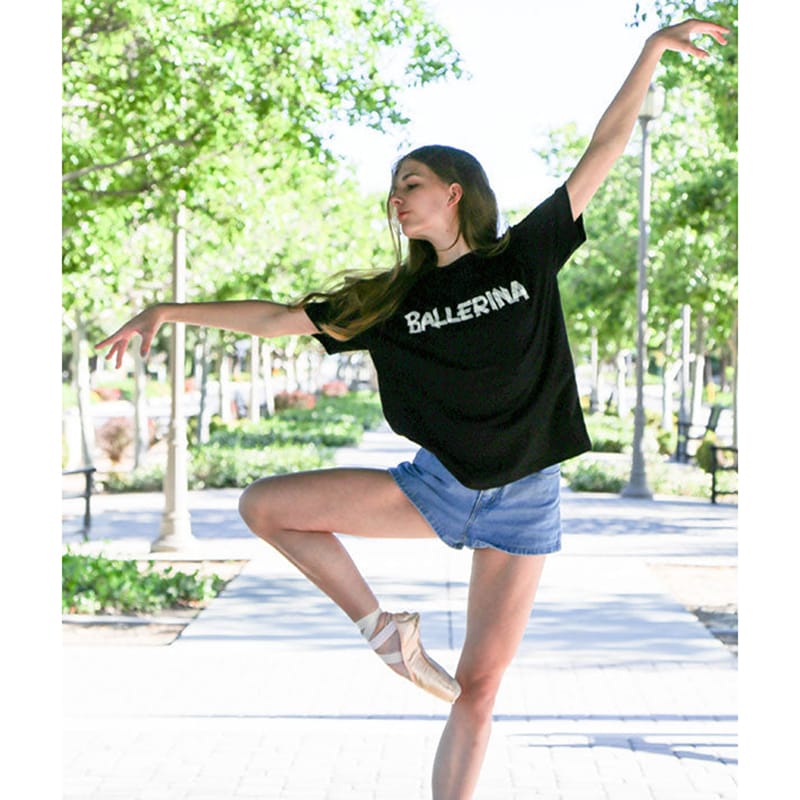Covet Toe Tape Tee - DanceSupplies.com