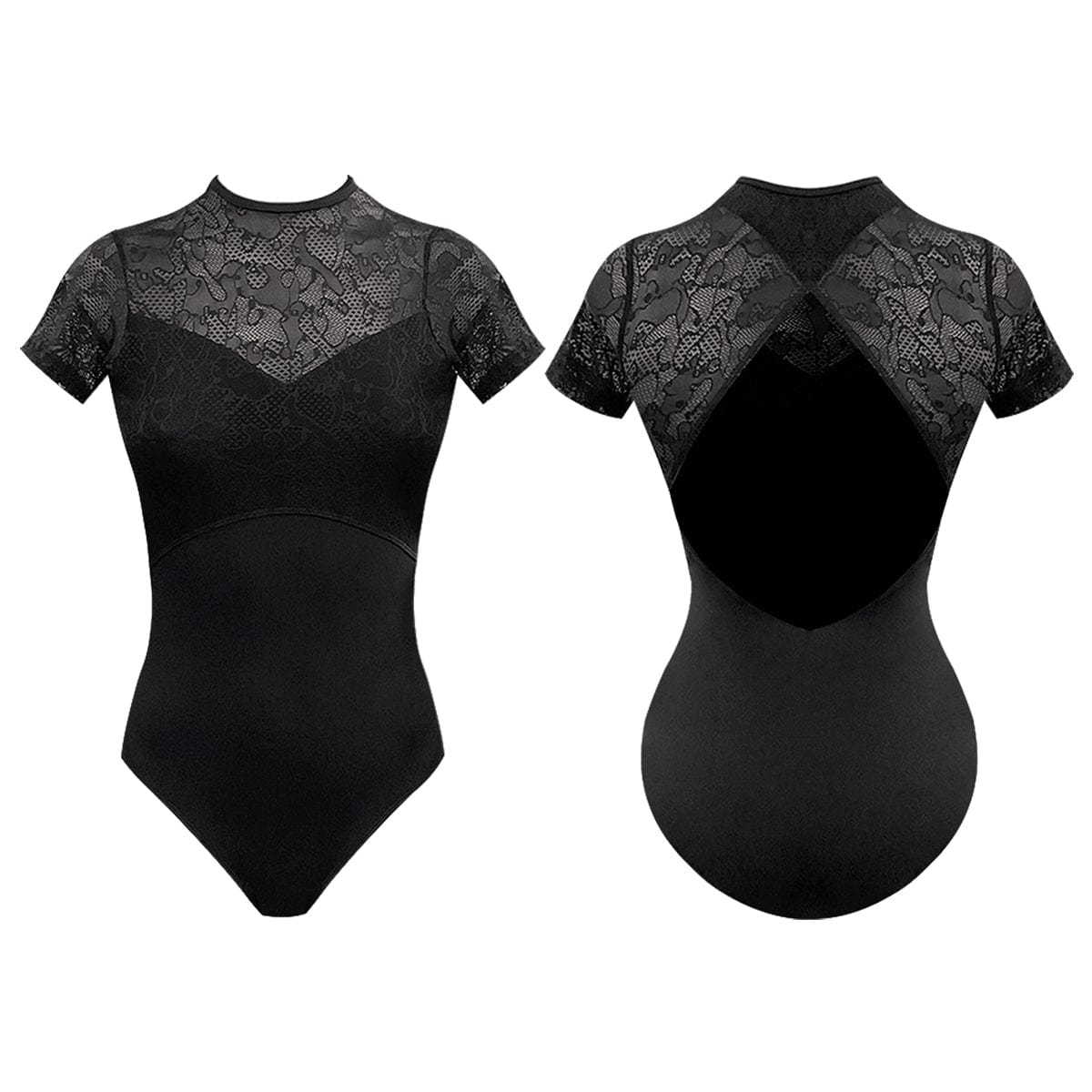 Danse de Paris Marilyn Leotard - Ebony Adult XXS Ebony - DanceSupplies.com