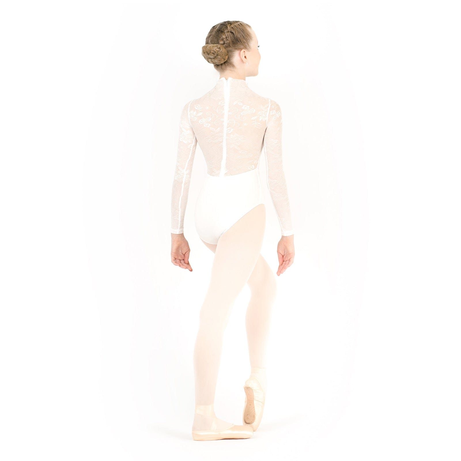 Danse de Paris Snowflake Leotard - White Lace - DanceSupplies.com