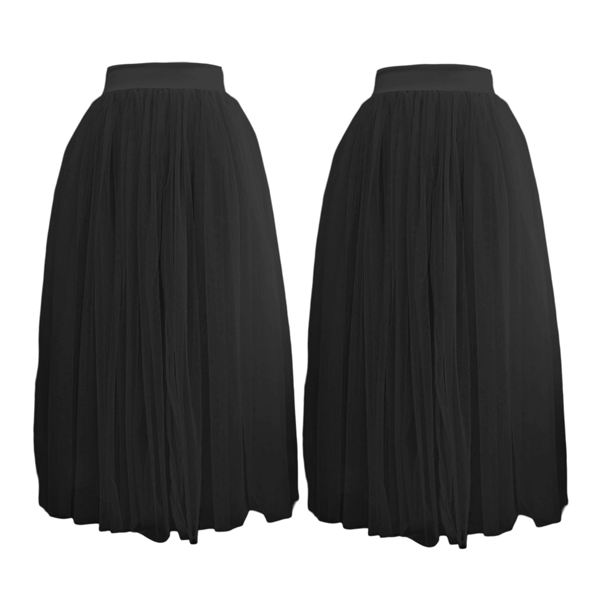 Danse de Paris Tulle Skirt Adult XXS/XS Jet - DanceSupplies.com