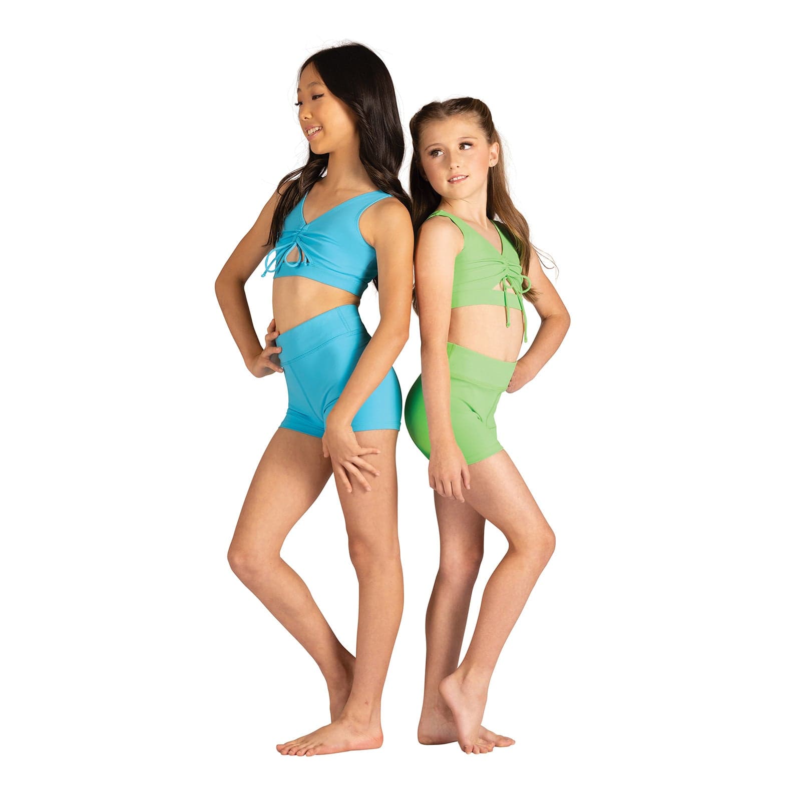 Danznmotion Child High Waisted Booty Shorts - DanceSupplies.com