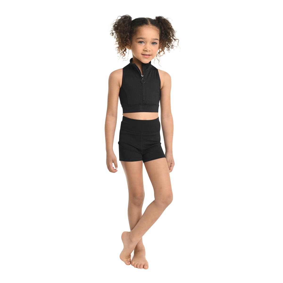 Danznmotion Child High Waisted Booty Shorts - DanceSupplies.com