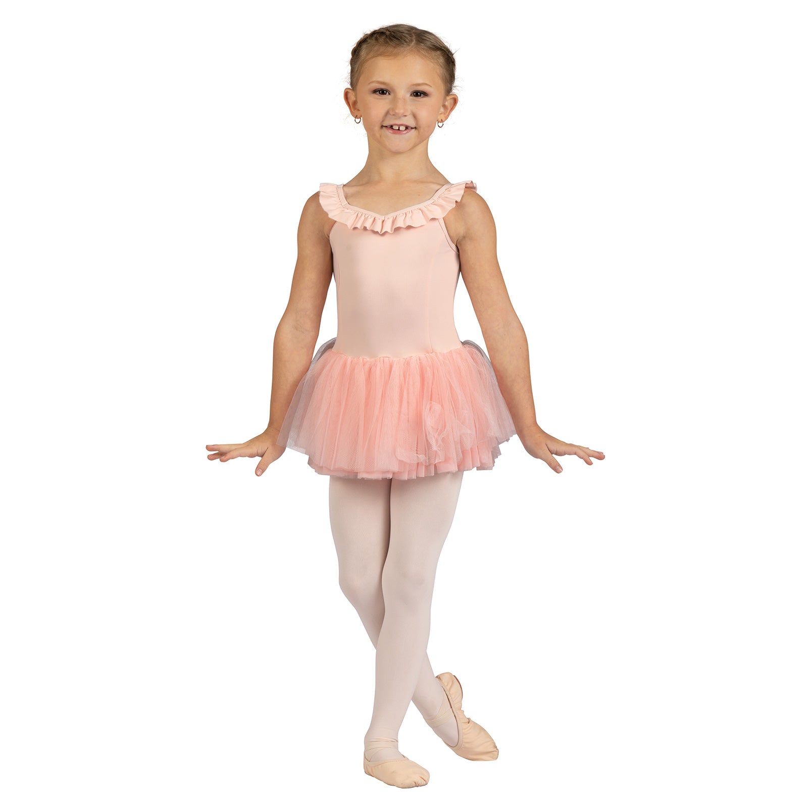 Danznmotion Child Babette Tutu Dress Child 2-4 Rose Quartz - DanceSupplies.com
