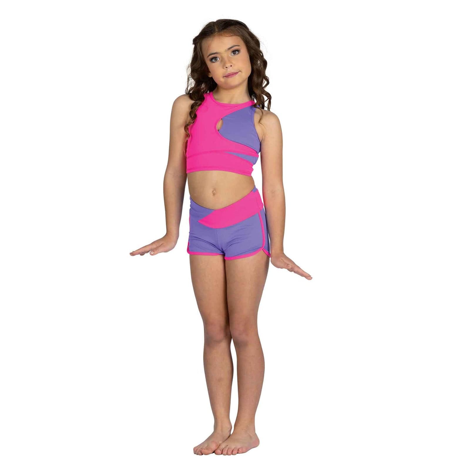 Danznmotion Child Lulu Tank Top Child 6X-7 Lavender/Pink - DanceSupplies.com