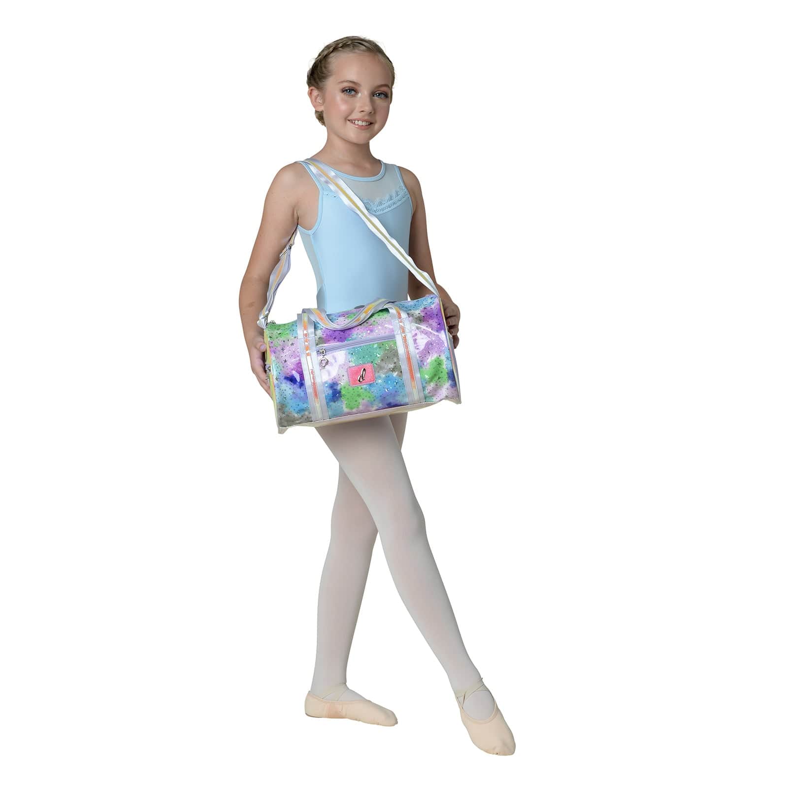 Danznmotion Pastel Clouds and Stars Duffel Bag - DanceSupplies.com