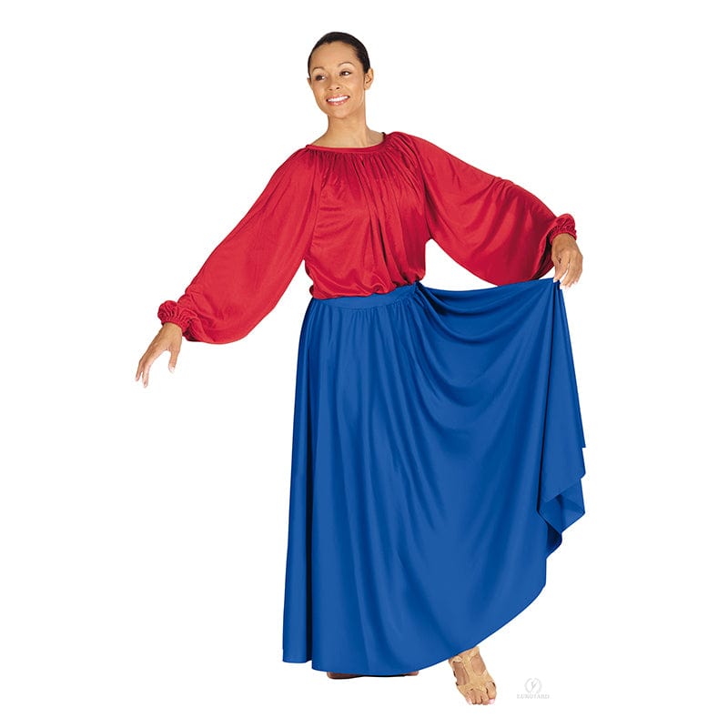 Eurotard Single Panel Circle Skirt Child 25" Royal - DanceSupplies.com