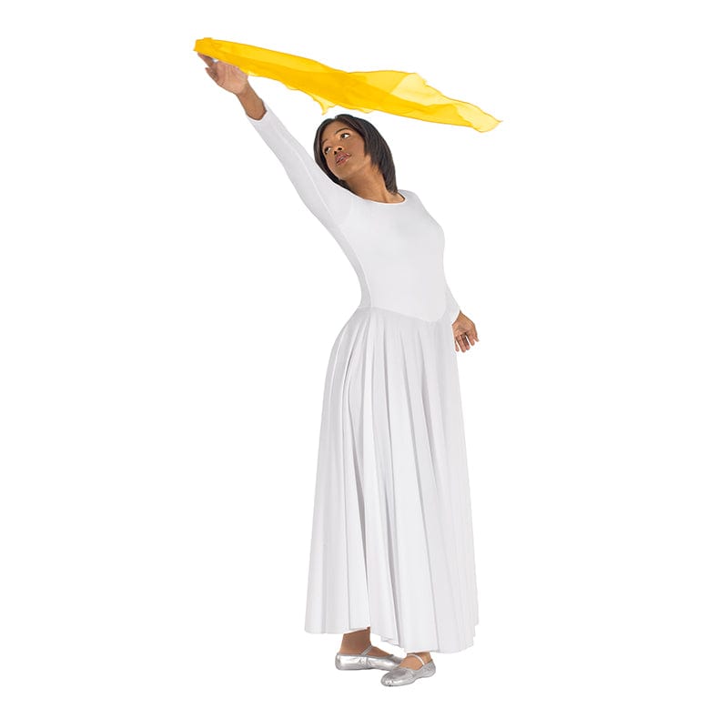 Eurotard Finger Scarf Yellow - DanceSupplies.com