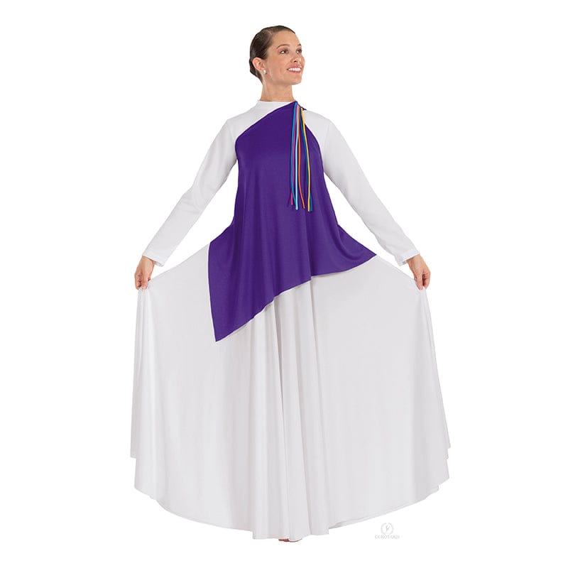 Eurotard Asymmetrical Streamer Tunic - DanceSupplies.com