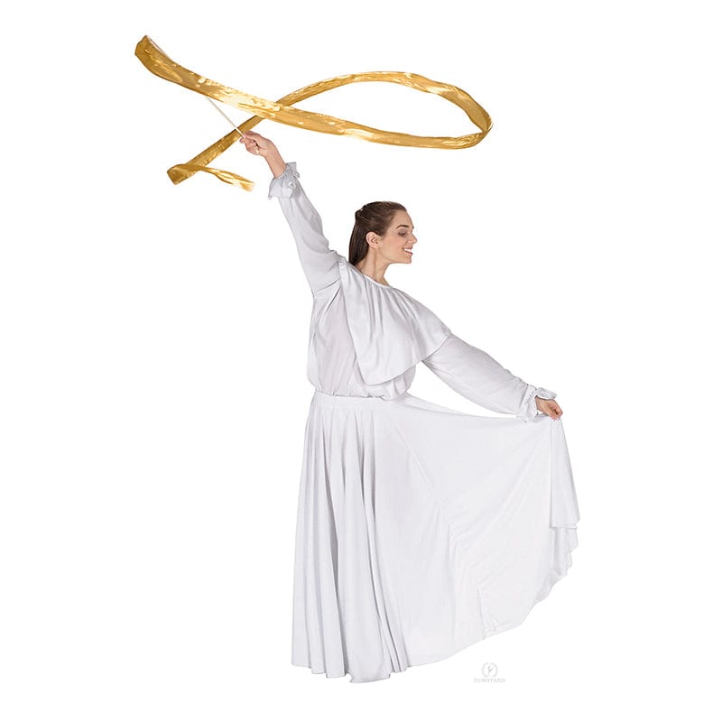 Eurotard Metallic Streamers Gold - DanceSupplies.com