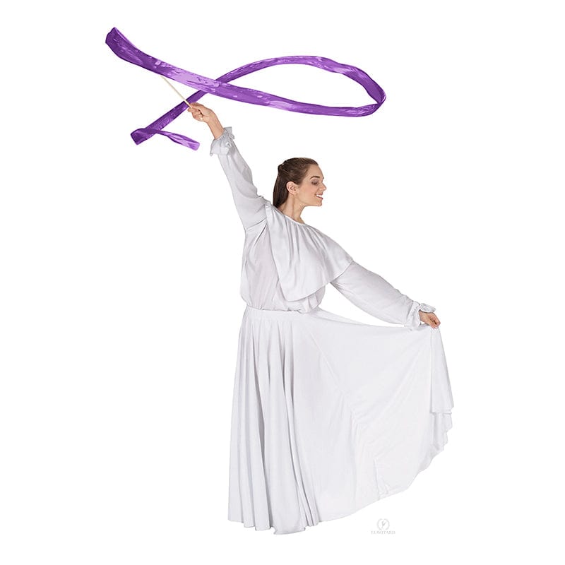 Eurotard Metallic Streamers Purple - DanceSupplies.com