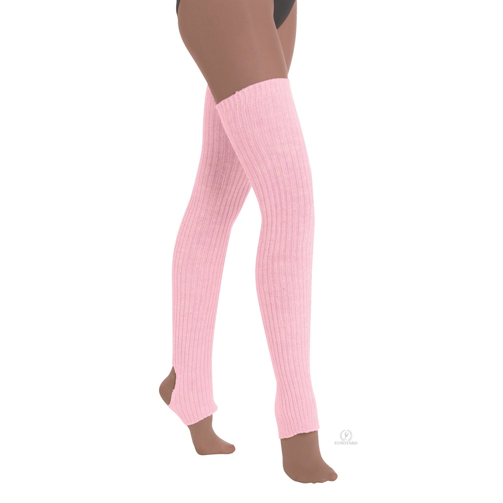 Eurotard 36" Stirrup Legwarmers White - DanceSupplies.com