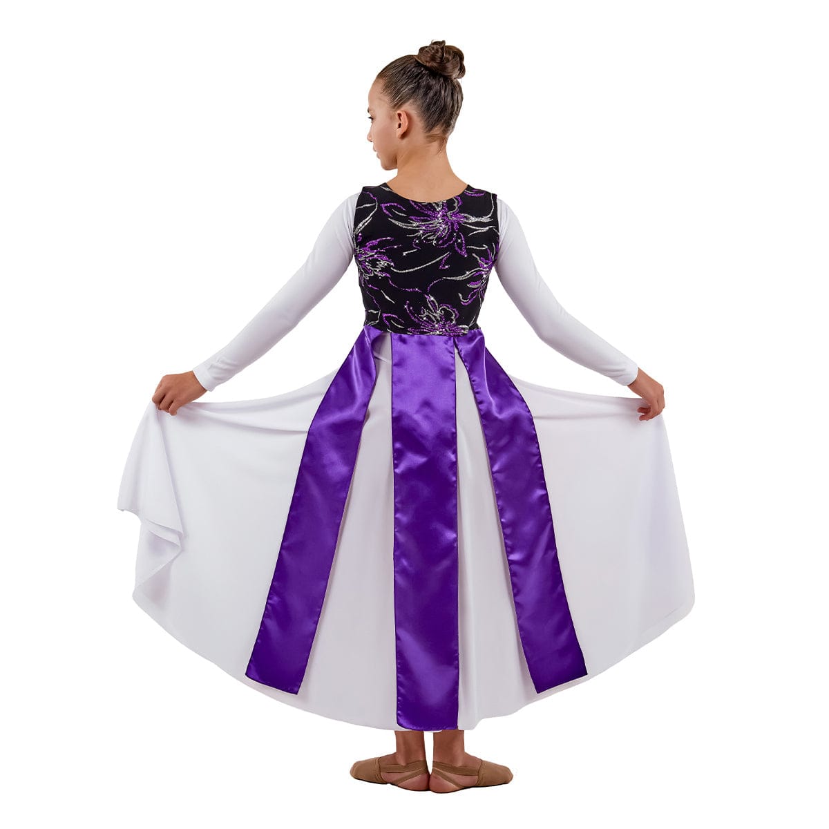 Eurotard Child Opulent Orchid Streamer Overlay - DanceSupplies.com