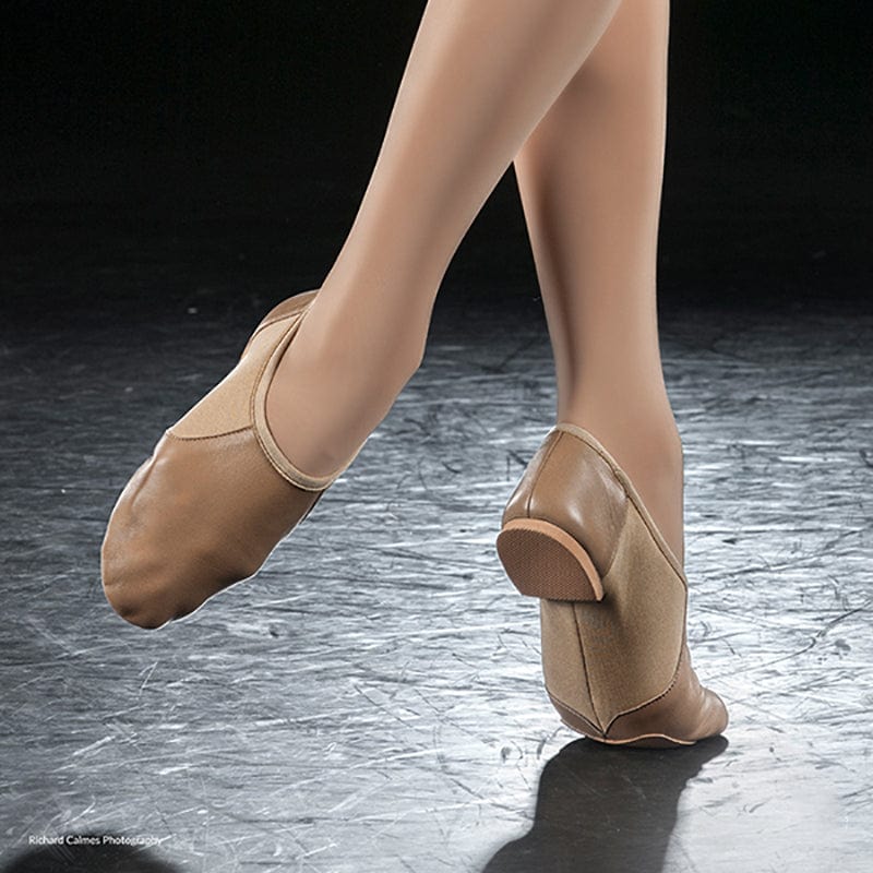 Eurotard Adult Axle Slip On Jazz Shoes - Tan - DanceSupplies.com