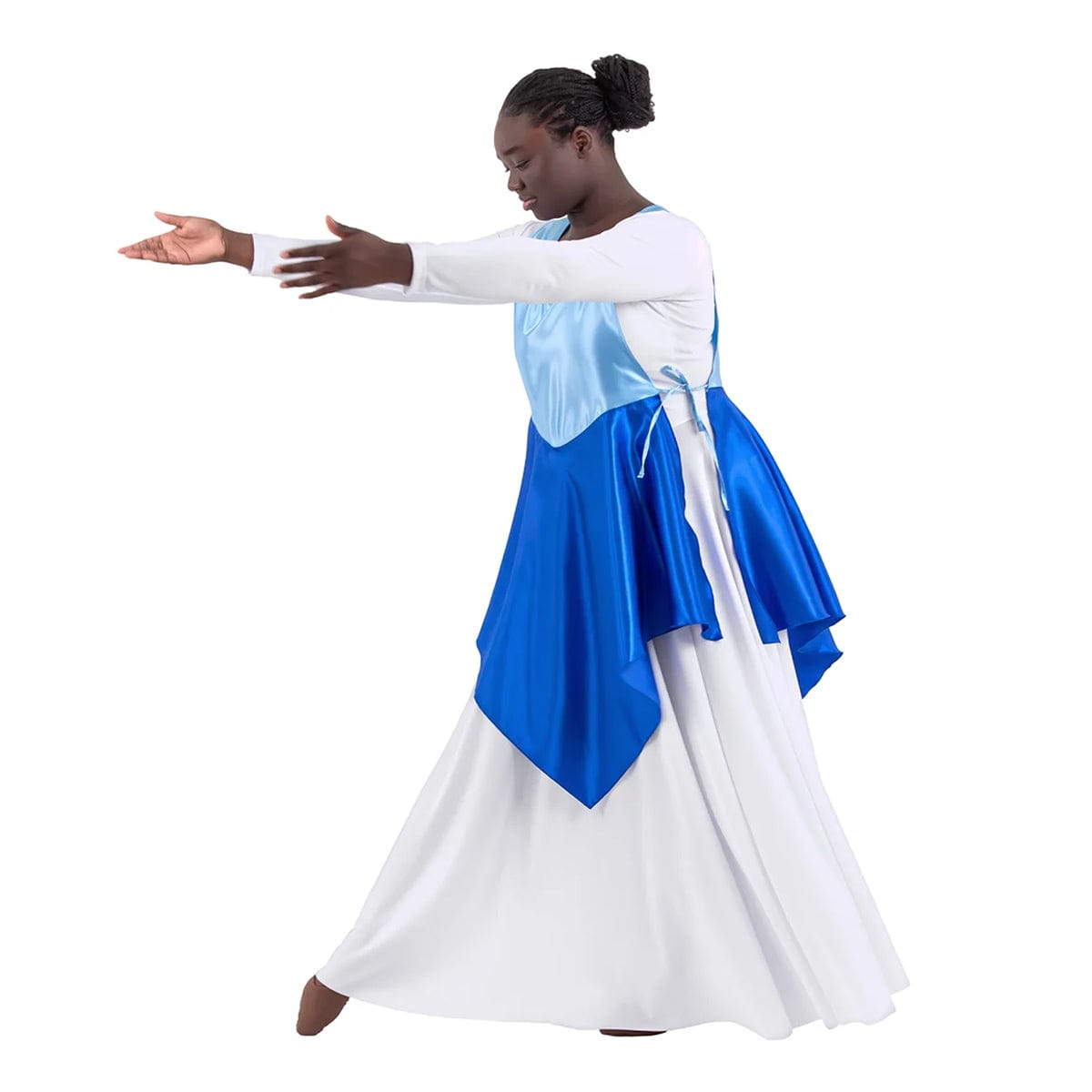 Eurotard Child Rose of Sharon Satin Peplum Ephod - DanceSupplies.com