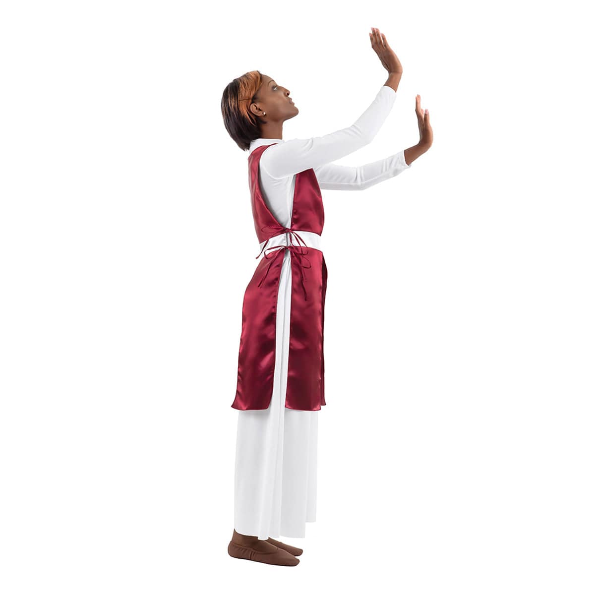 Eurotard Adult Rose of Sharon Satin Four Panel Ephod - DanceSupplies.com