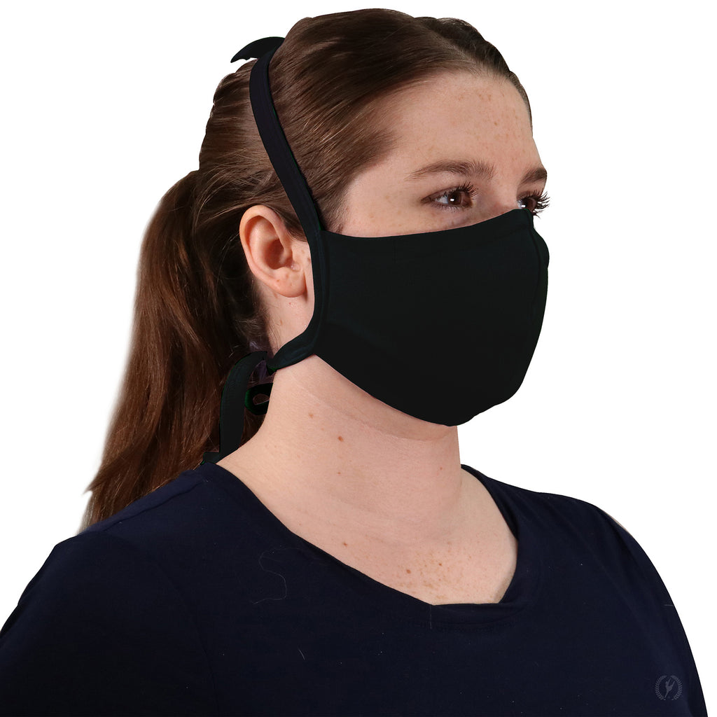 Eurotard PPE Reusable Face Mask L Black - DanceSupplies.com