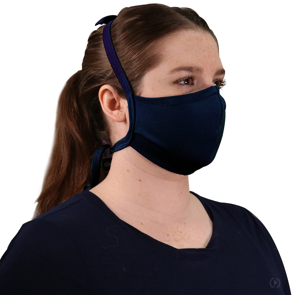 Eurotard PPE Reusable Face Mask M Navy - DanceSupplies.com