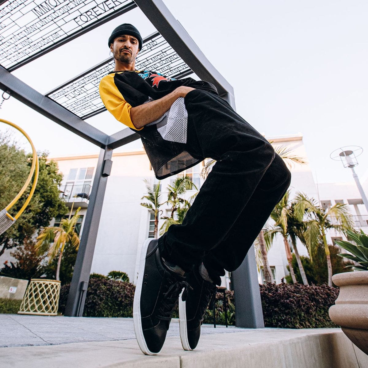 Fuego Adult Low-Top Dance Sneakers - Black - DanceSupplies.com