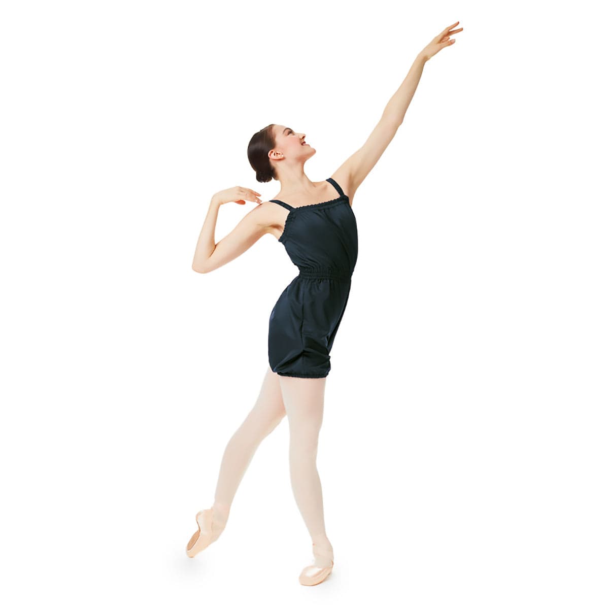 Gaynor Minden MicroTech Romper Adult P Black - DanceSupplies.com