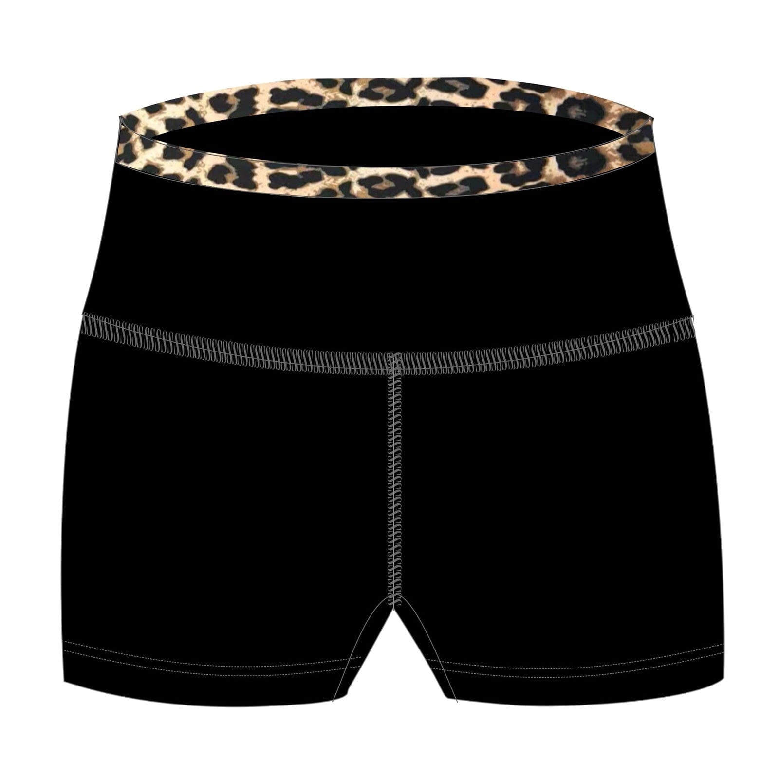 Honeycut Flame Shorts - Solid Child M Cheetah - DanceSupplies.com