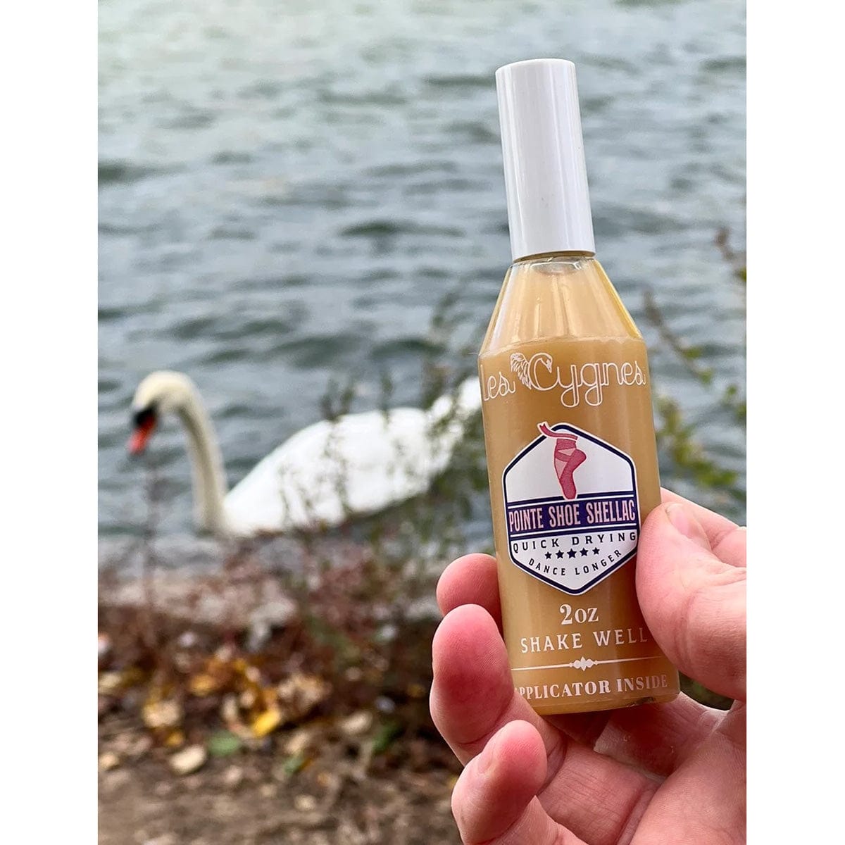 Les Cygnes Pointe Shoe Shellac - DanceSupplies.com