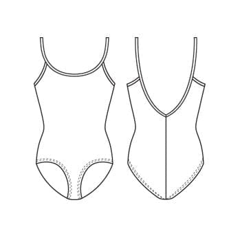 Mirella Girl's Camisole Leotard - DanceSupplies.com