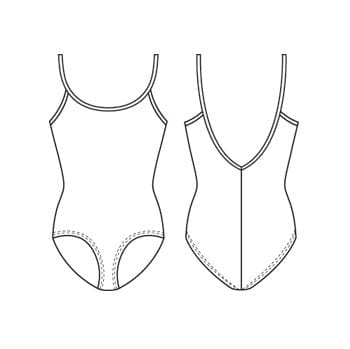 Mirella Girl's Camisole Leotard - DanceSupplies.com