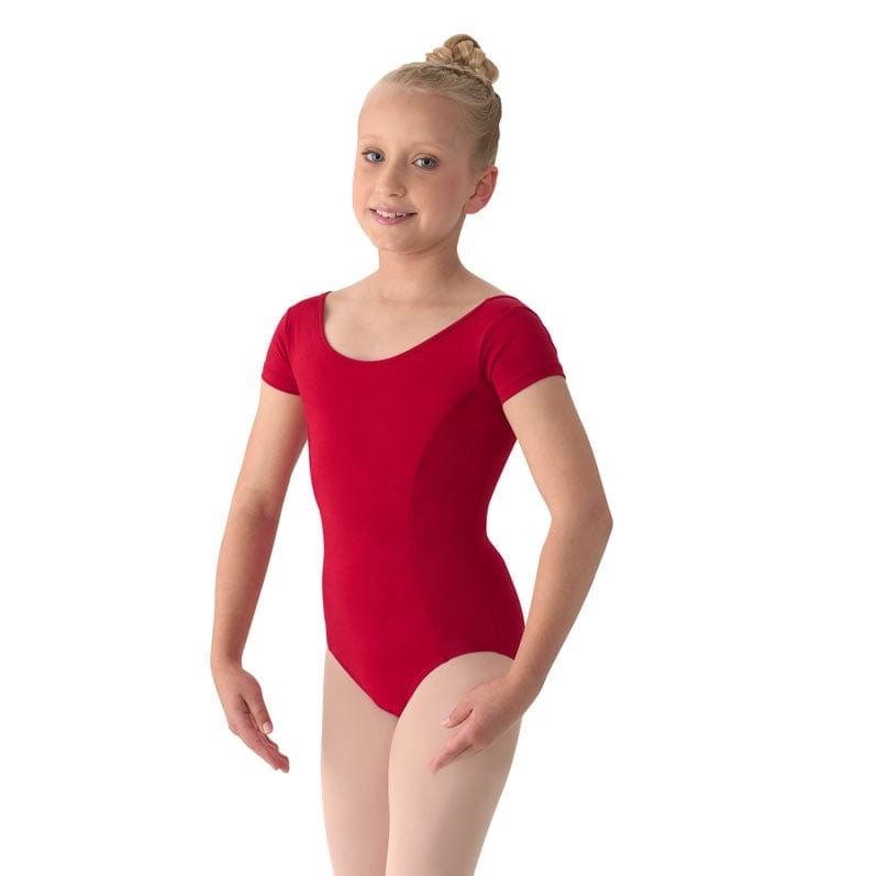 Mirella Girl's Cap Sleeve Leotard - DanceSupplies.com