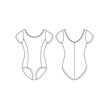 Mirella Girl's Cap Sleeve Leotard - DanceSupplies.com