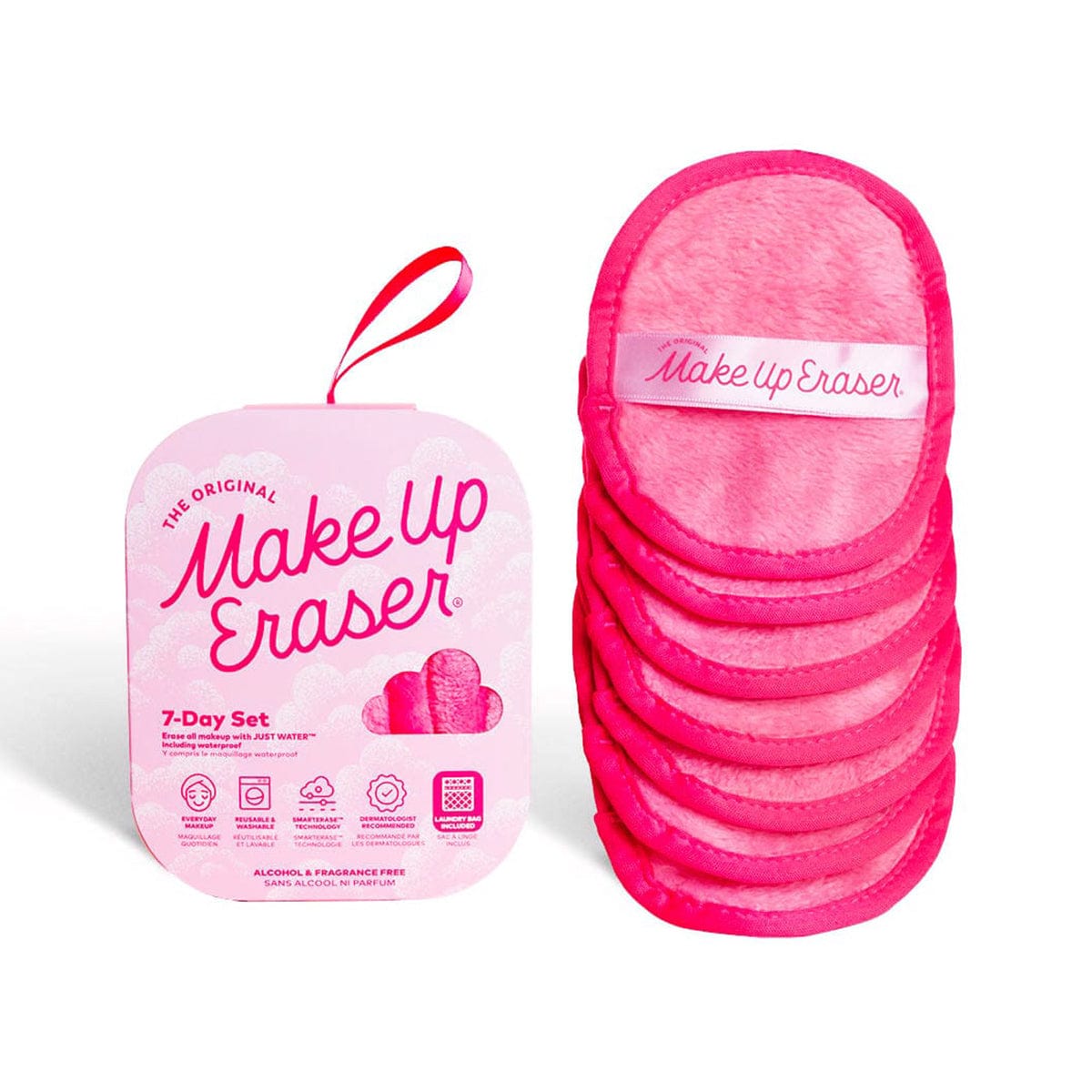 Makeup Eraser 7-Day Set Hot Pink - DanceSupplies.com