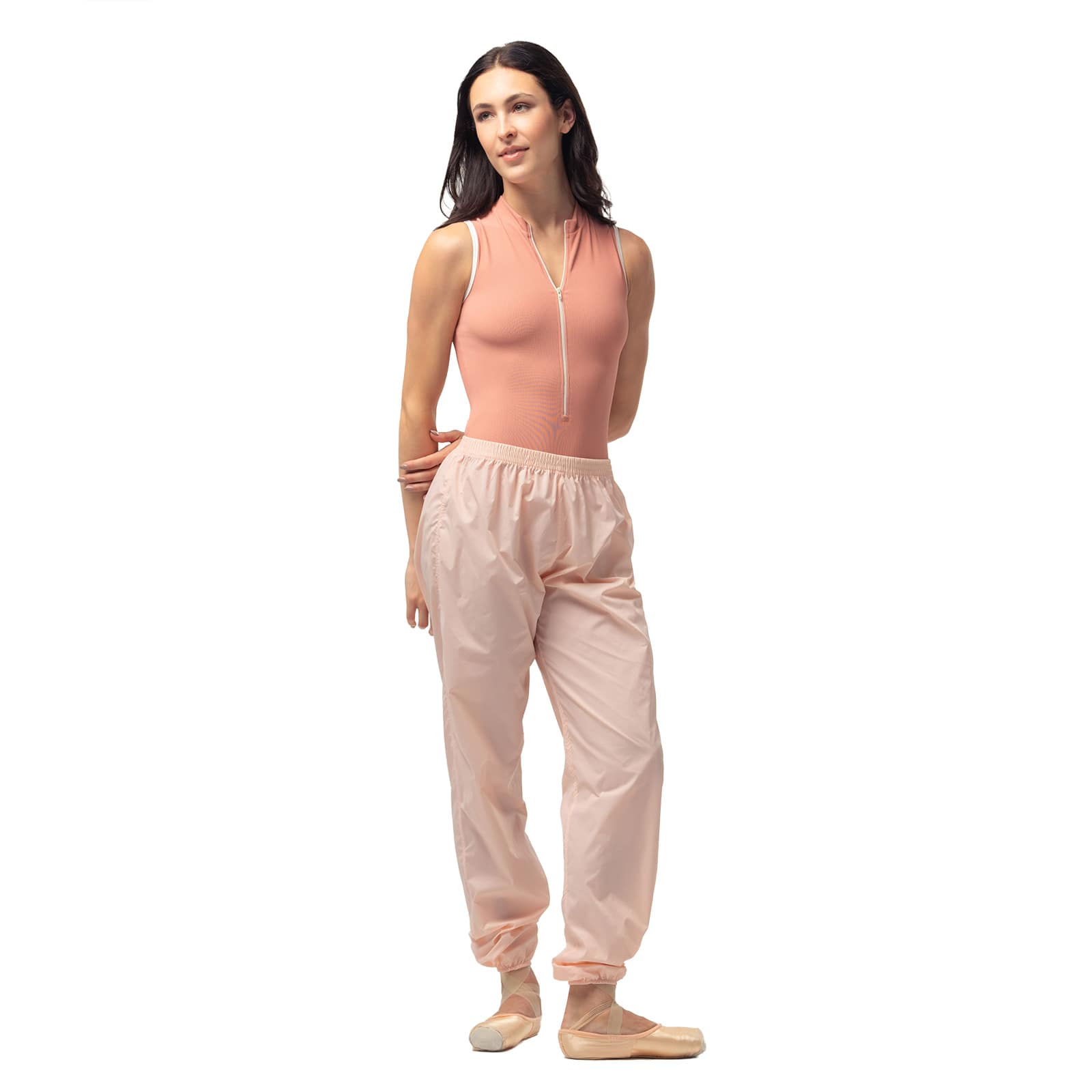 Mara Warmup Pants Adult XS-S Pastel Pink - DanceSupplies.com