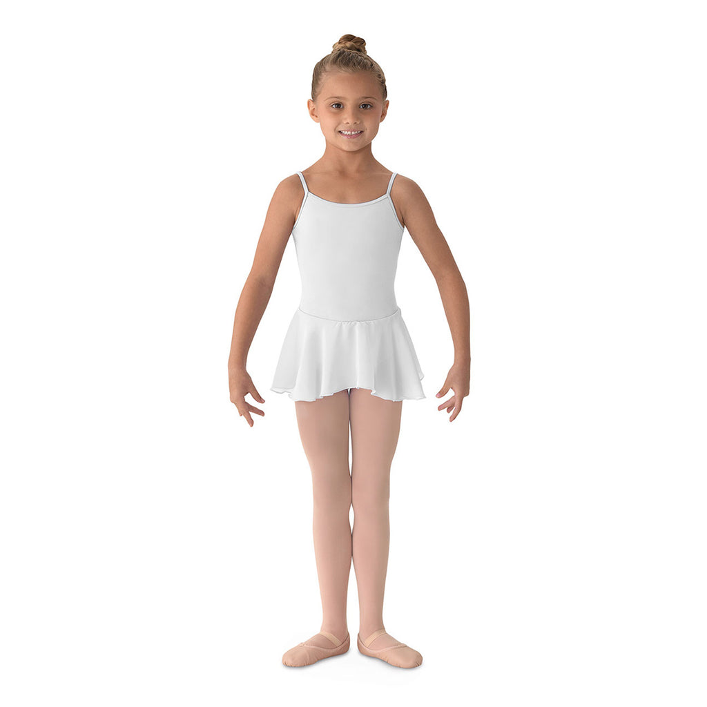 Mirella Girl's Camisole Dress Child 2-4 White - DanceSupplies.com