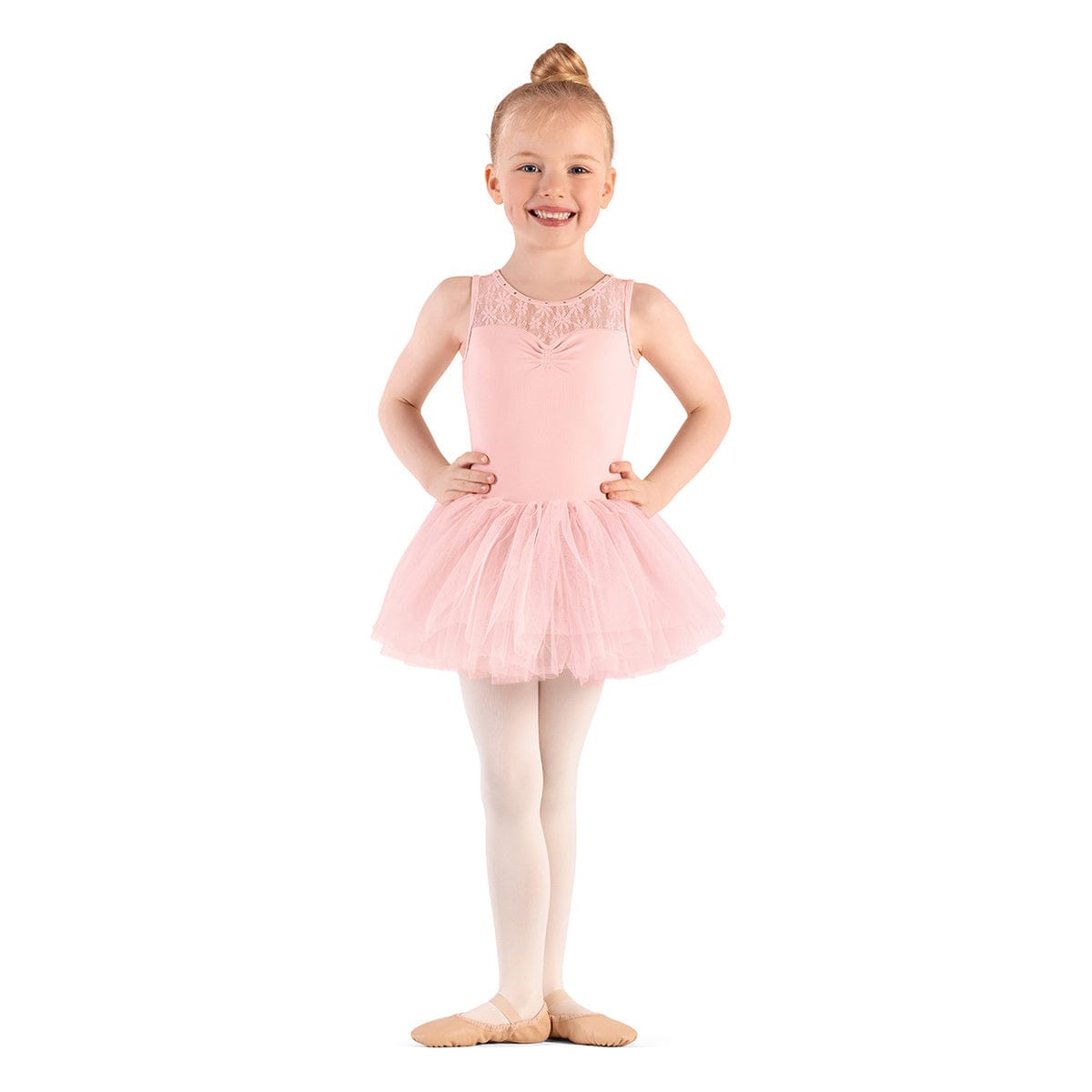 Mirella Girls Majesty Tank Tutu Dress Child 2-4 Pink - DanceSupplies.com