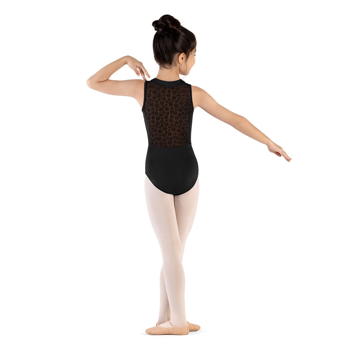 Mirella Girls Majesty Zip Front Leotard - DanceSupplies.com