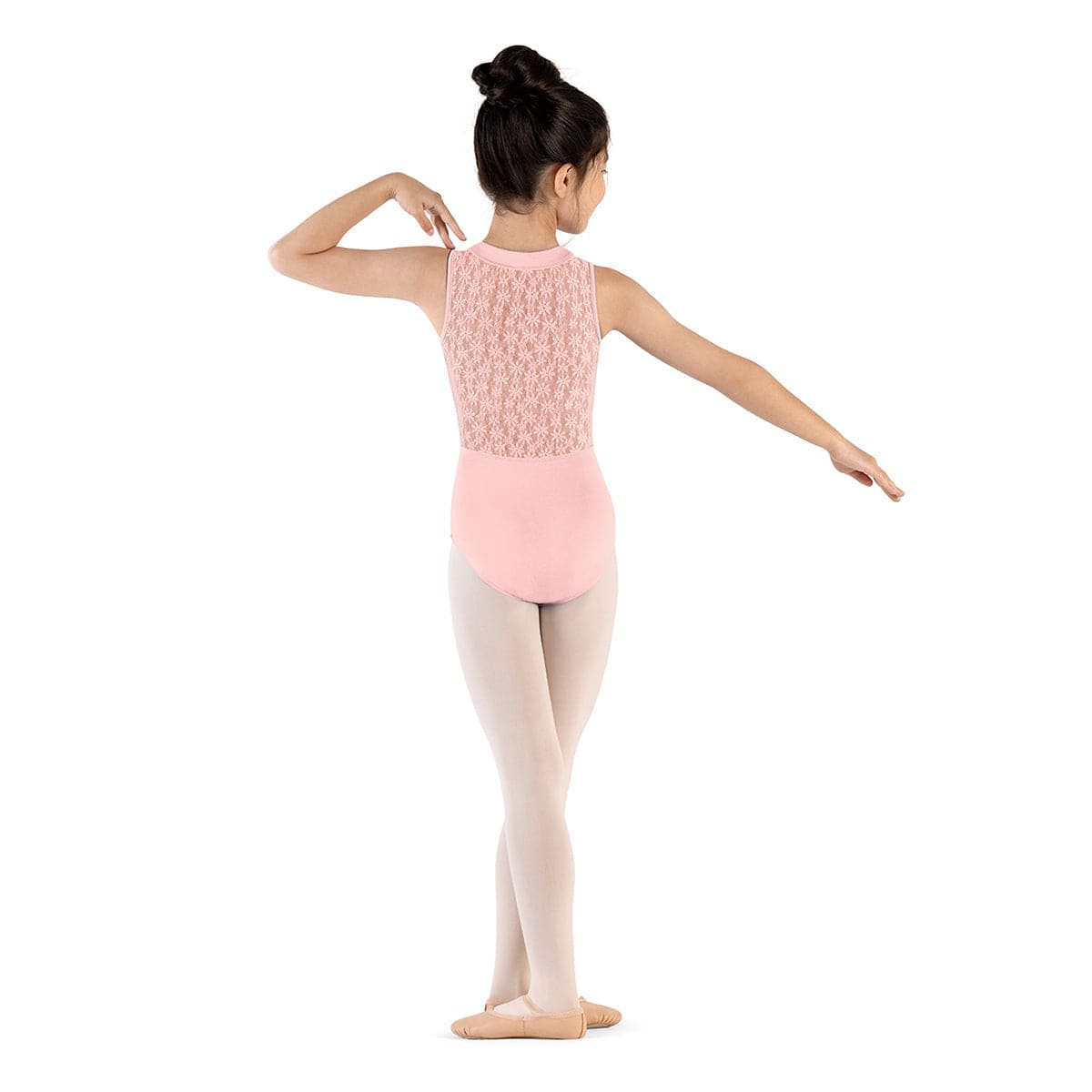 Mirella Girls Majesty Zip Front Leotard - DanceSupplies.com