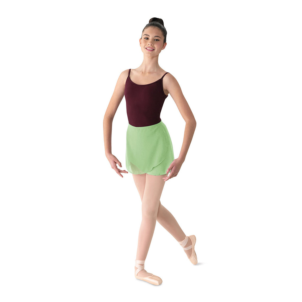Mirella Georgette Wrap Skirt Seafoam  - DanceSupplies.com