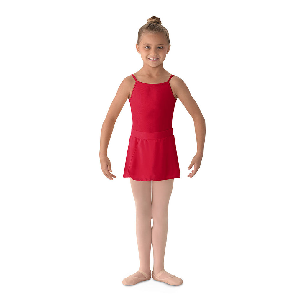 Mirella Girl's Solid Color Skirt Child S Garnet - DanceSupplies.com