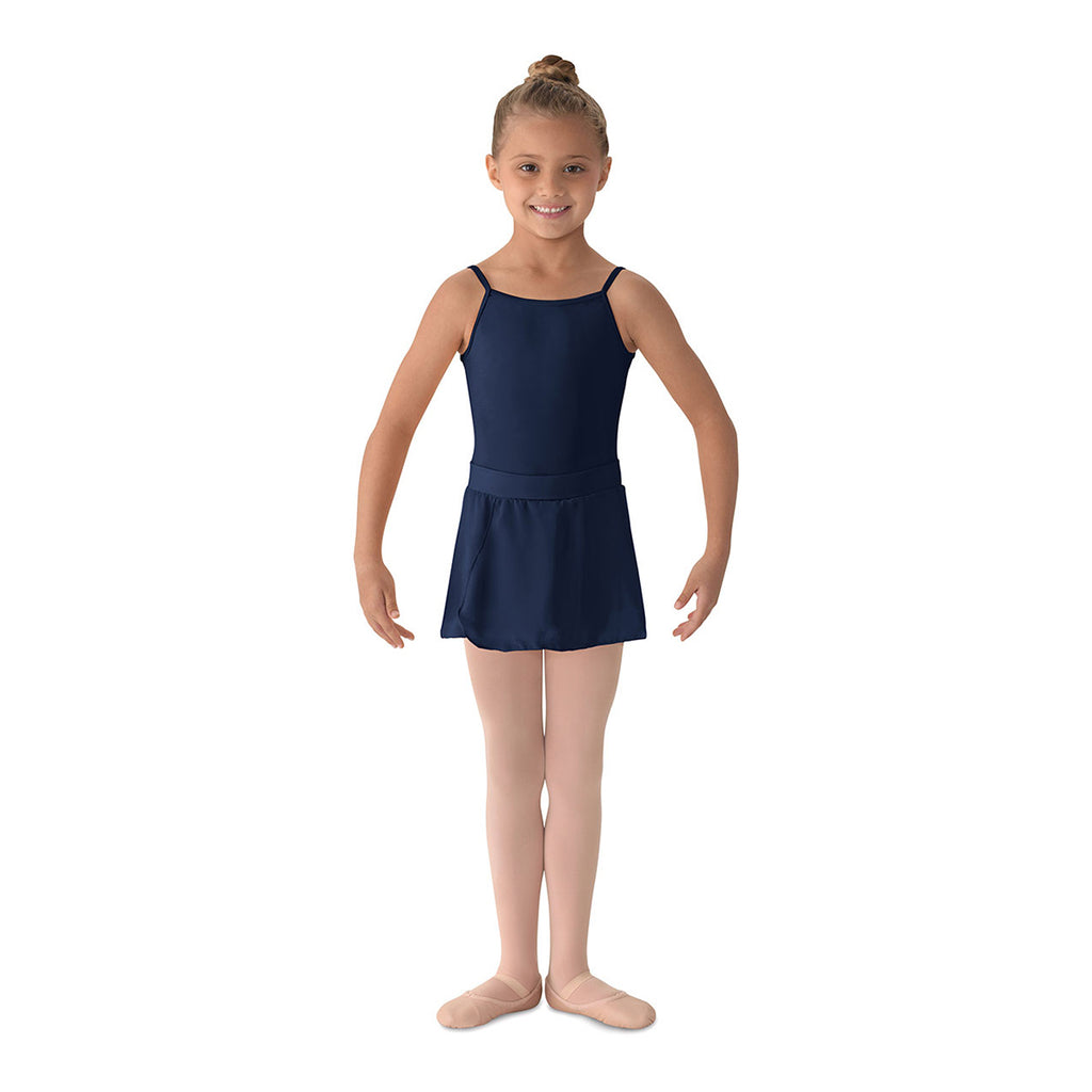 Mirella Girl's Solid Color Skirt Child S Navy - DanceSupplies.com
