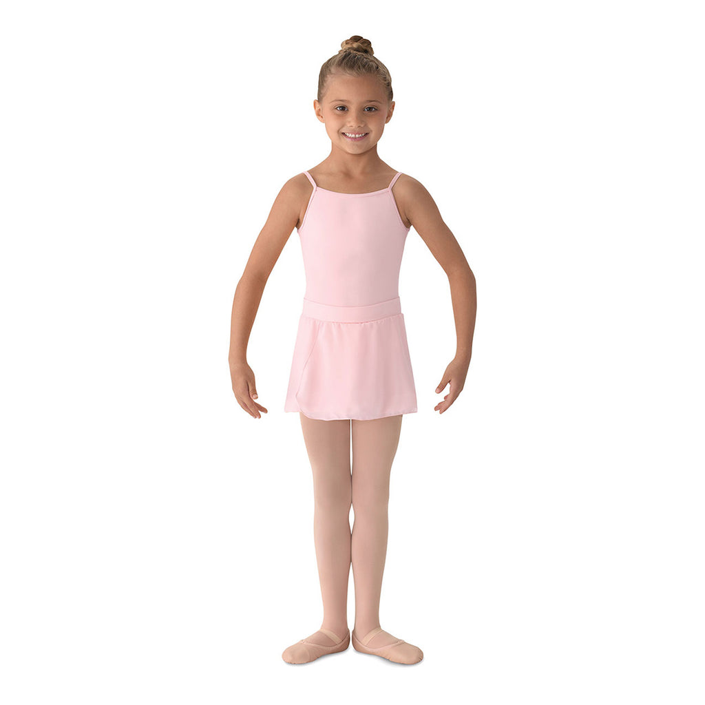 Mirella Girl's Solid Color Skirt Child S Pale Pink - DanceSupplies.com