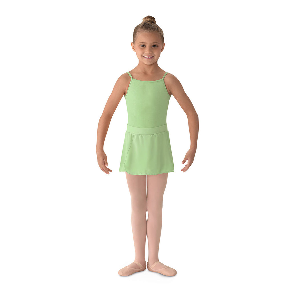 Mirella Girl's Solid Color Skirt Child S Seafoam - DanceSupplies.com