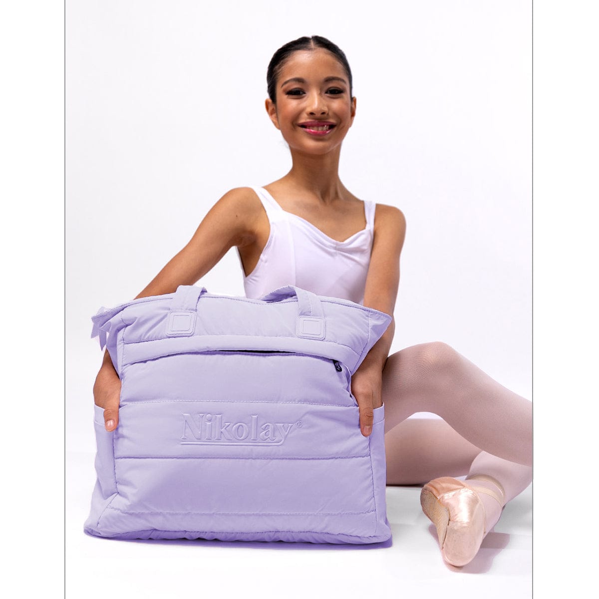 Nikolay Medium Tote Bag Lilac - DanceSupplies.com