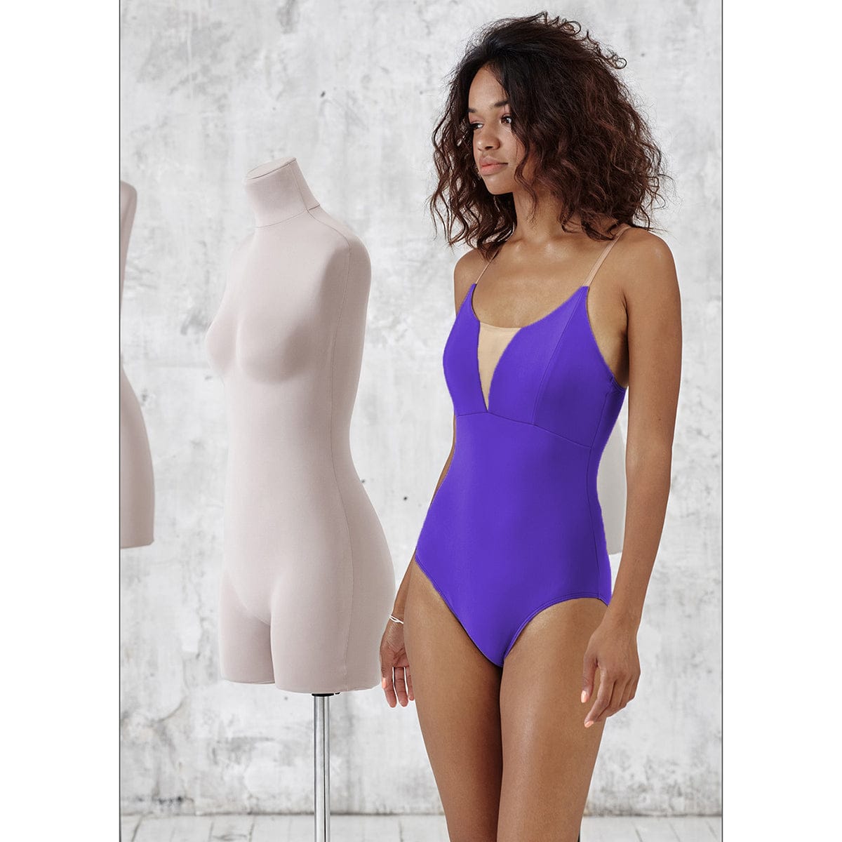 Nikolay Adult Charlotte Leotard Adult XS Lavender - DanceSupplies.com