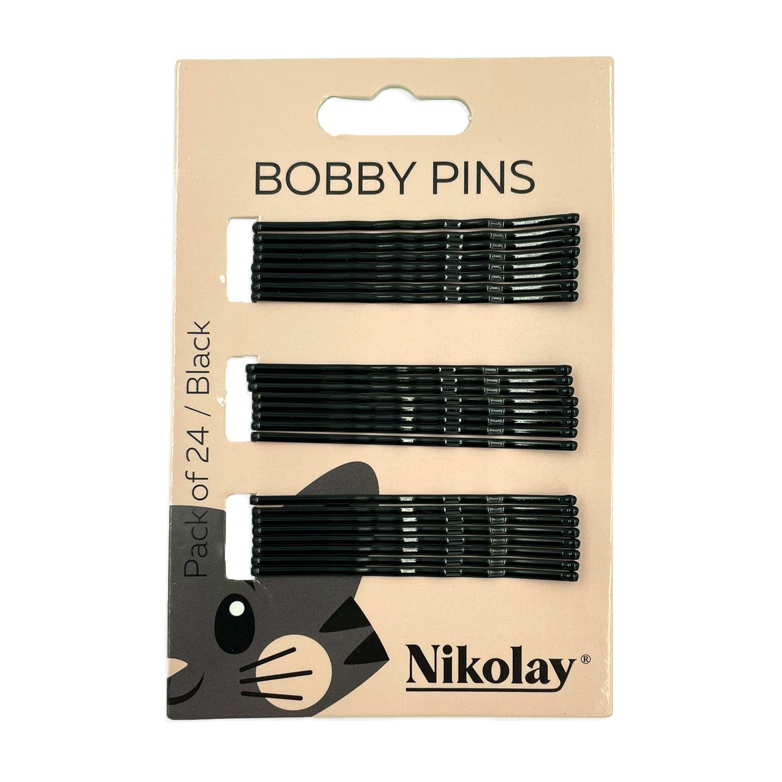 Nikolay Bobby Pins Black - DanceSupplies.com