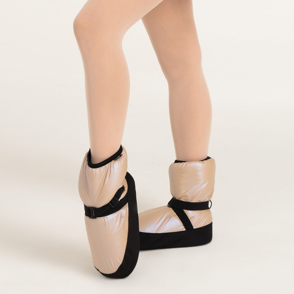 Nikolay Adult Warmup Booties Adult S Pearl - DanceSupplies.com