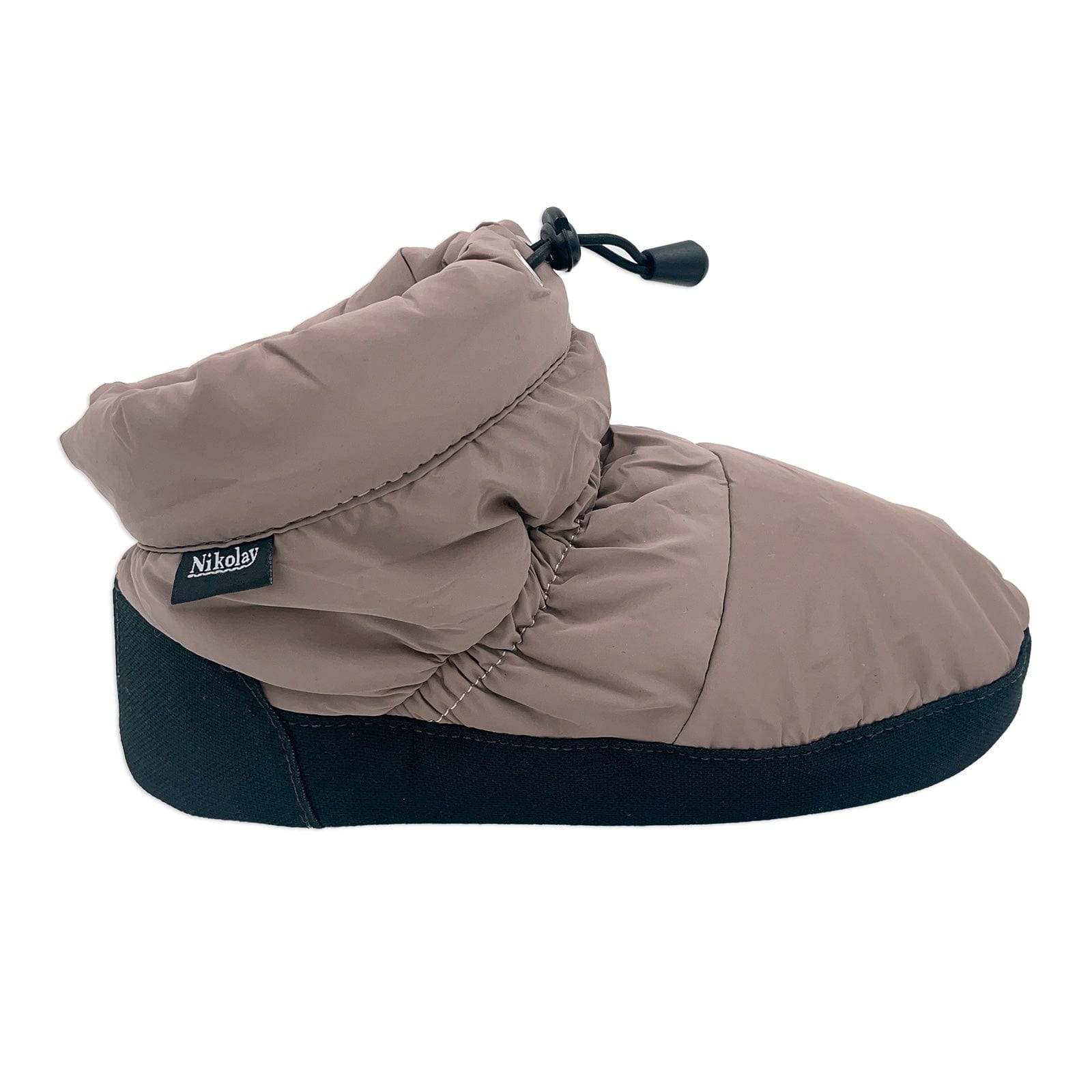 Nikolay Adult Low-Cut Warmup Booties Adult S Coffee - DanceSupplies.com