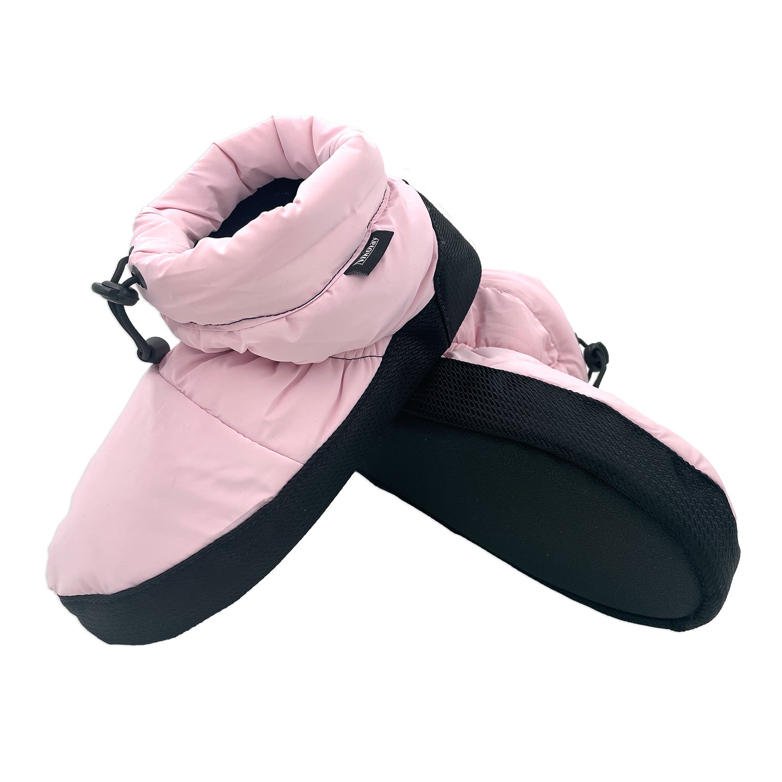 Nikolay Adult Low-Cut Warmup Booties Adult S Pink - DanceSupplies.com